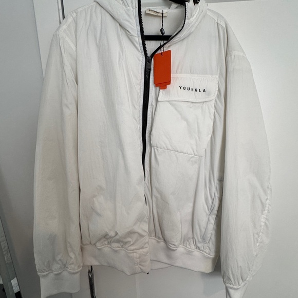 YoungLA Classic White Windbreaker - Picture 1 of 4